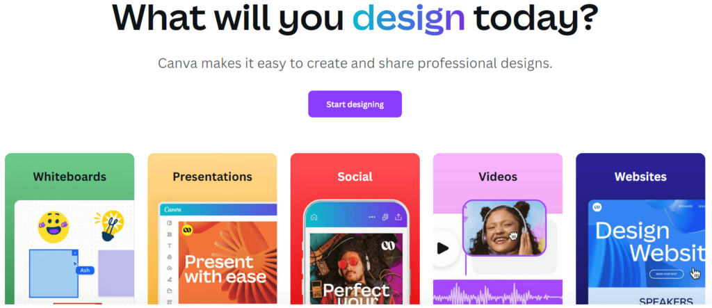 CANVA INTERFACE