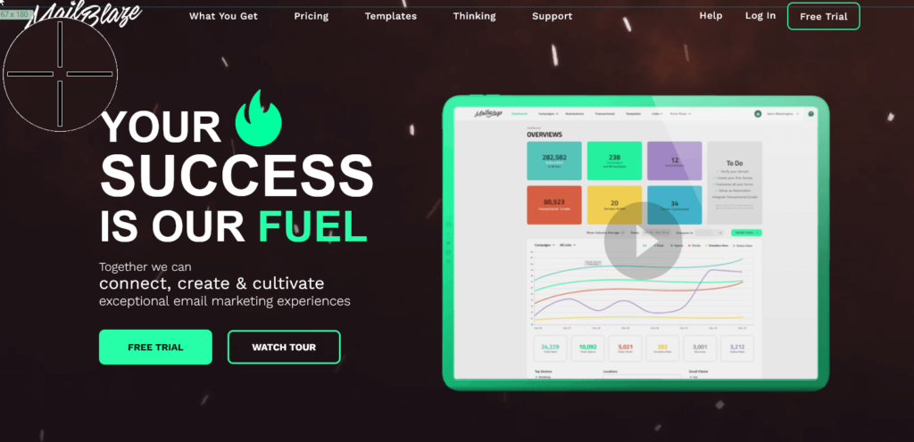 Mail Blaze AI Interface