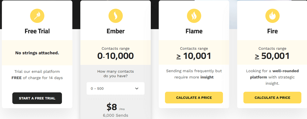 Mail Blaze Pricing